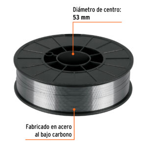 Caja 5 kg de microalambre de núcleo fundente, .030', TRUPER - Imagen 3