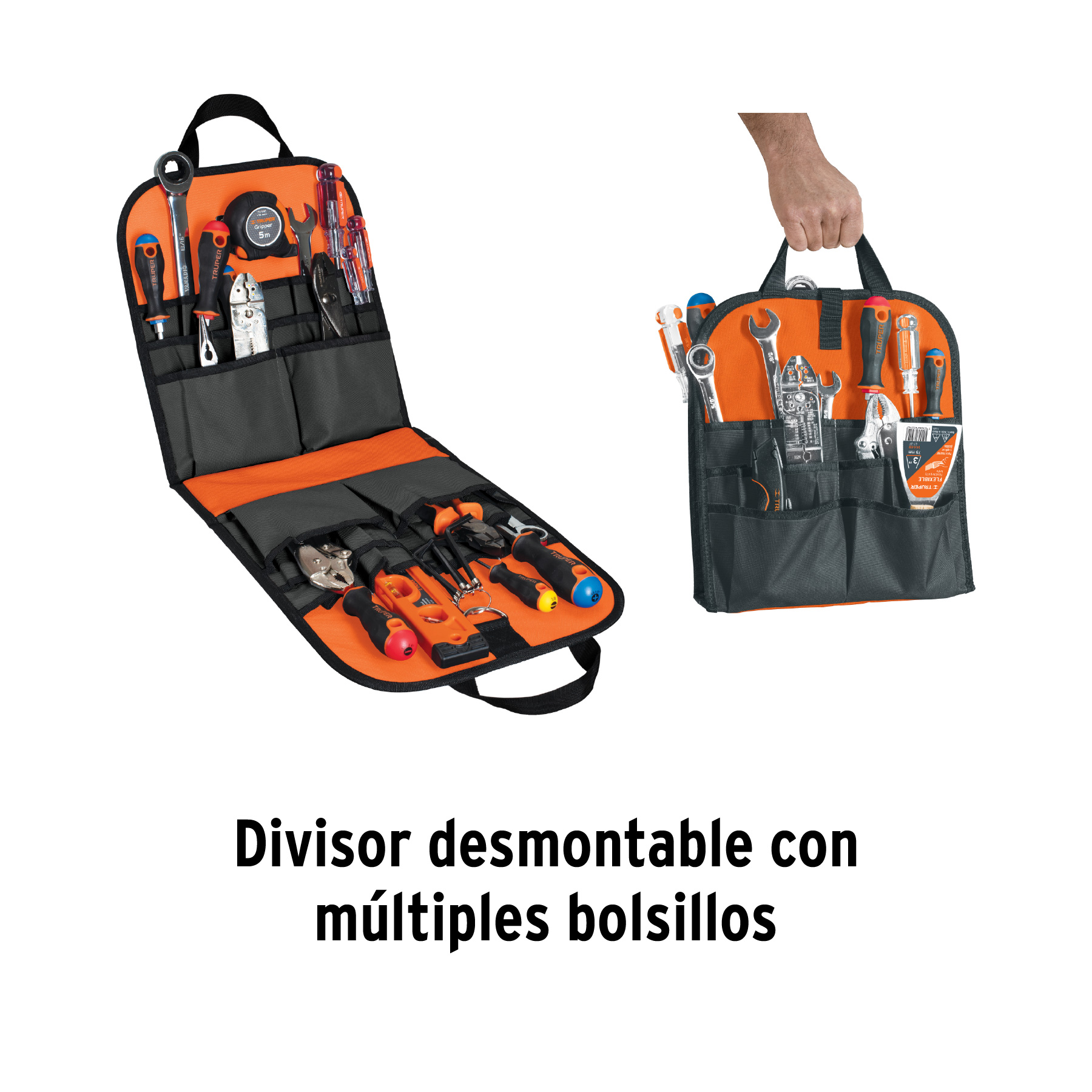 Mochila portaherramientas de 13', TRUPER - Imagen 5