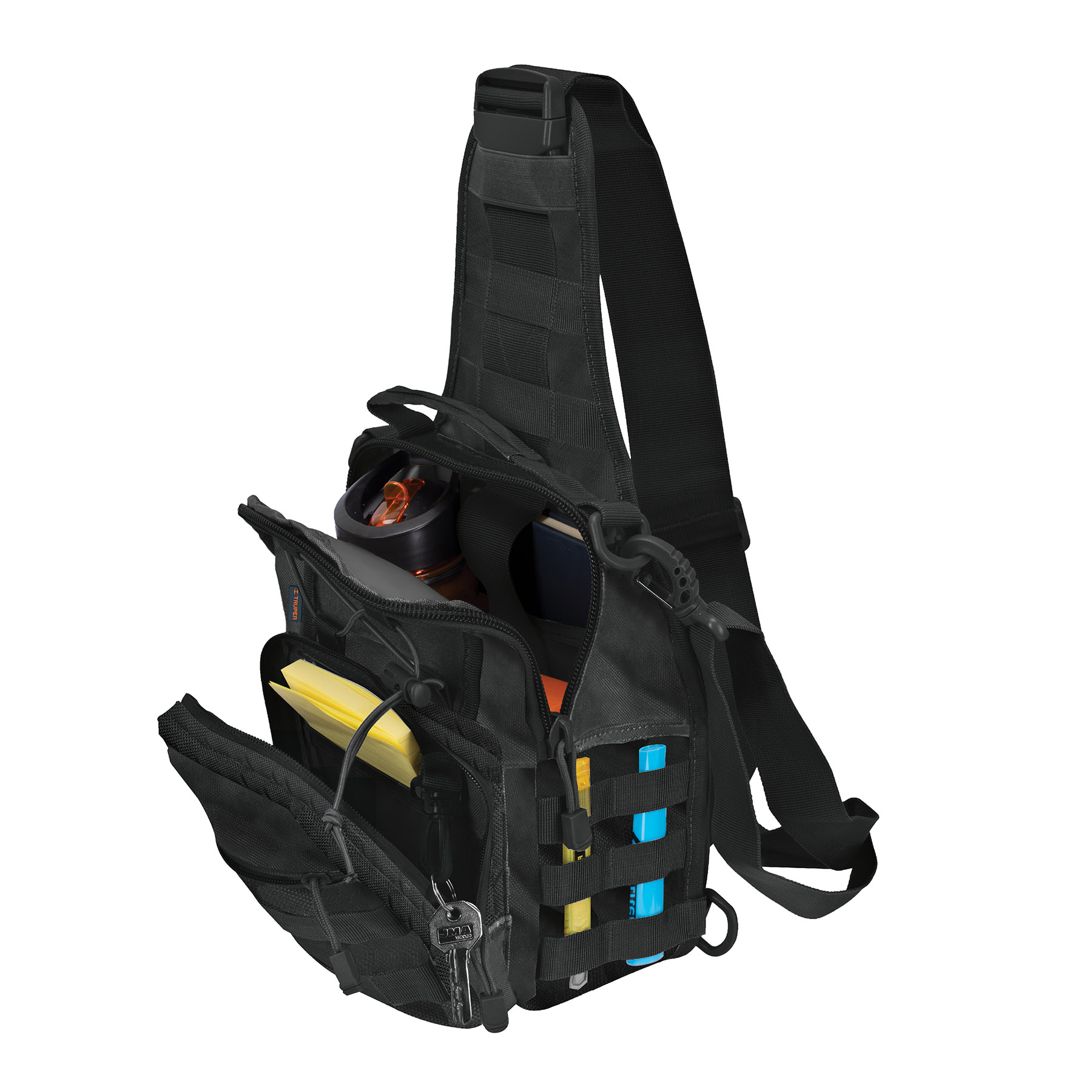 Mochila táctica multiusos negra, TRUPER - Imagen 7