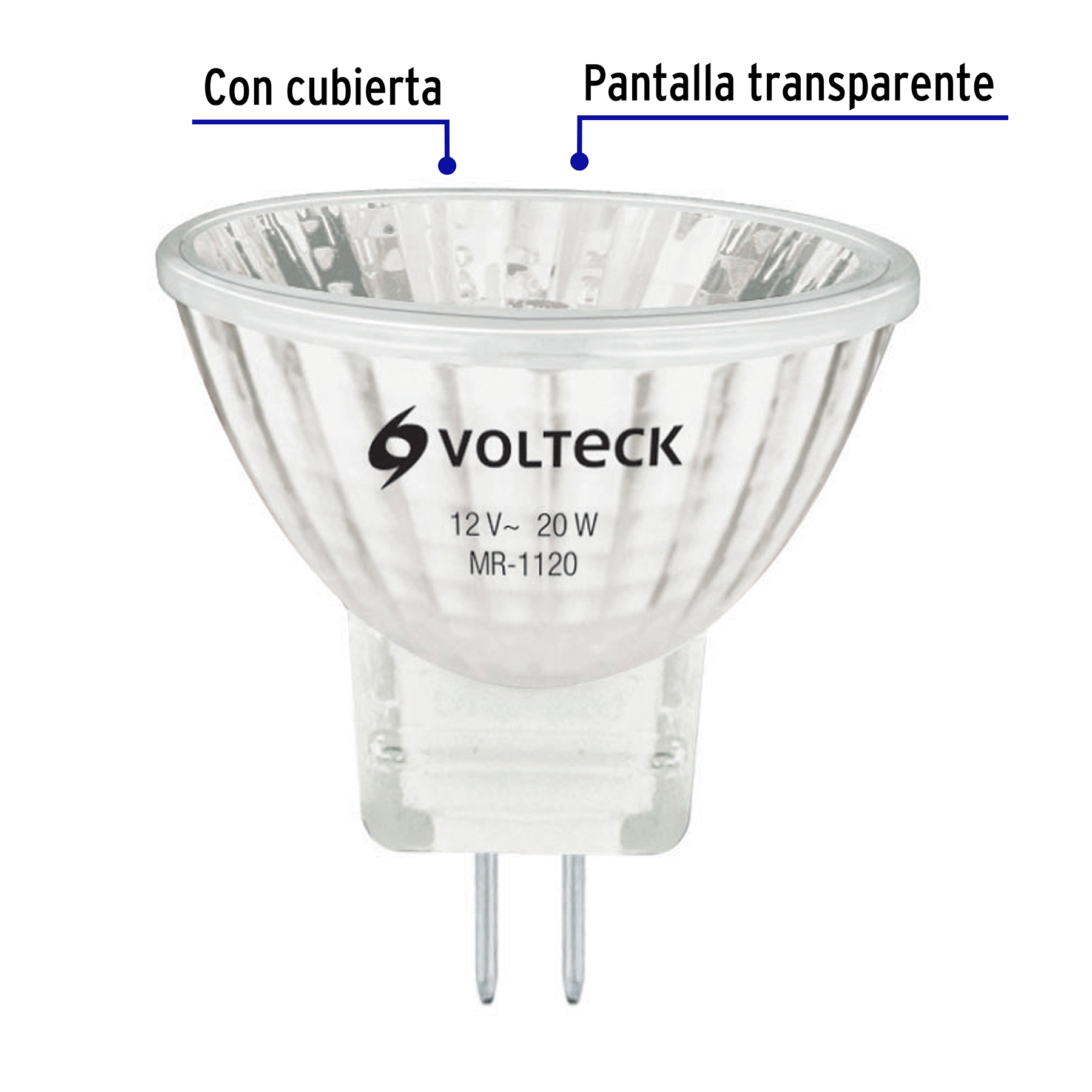Lámpara de halógeno 20 W tipo MR11 en caja, VOLTECK - Imagen 3