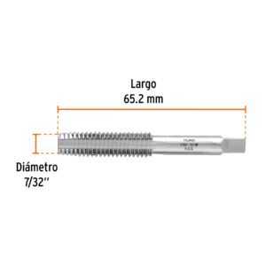 Machuelo semicónico 7/32' x 32, cuerda fina, TRUPER - Imagen 4