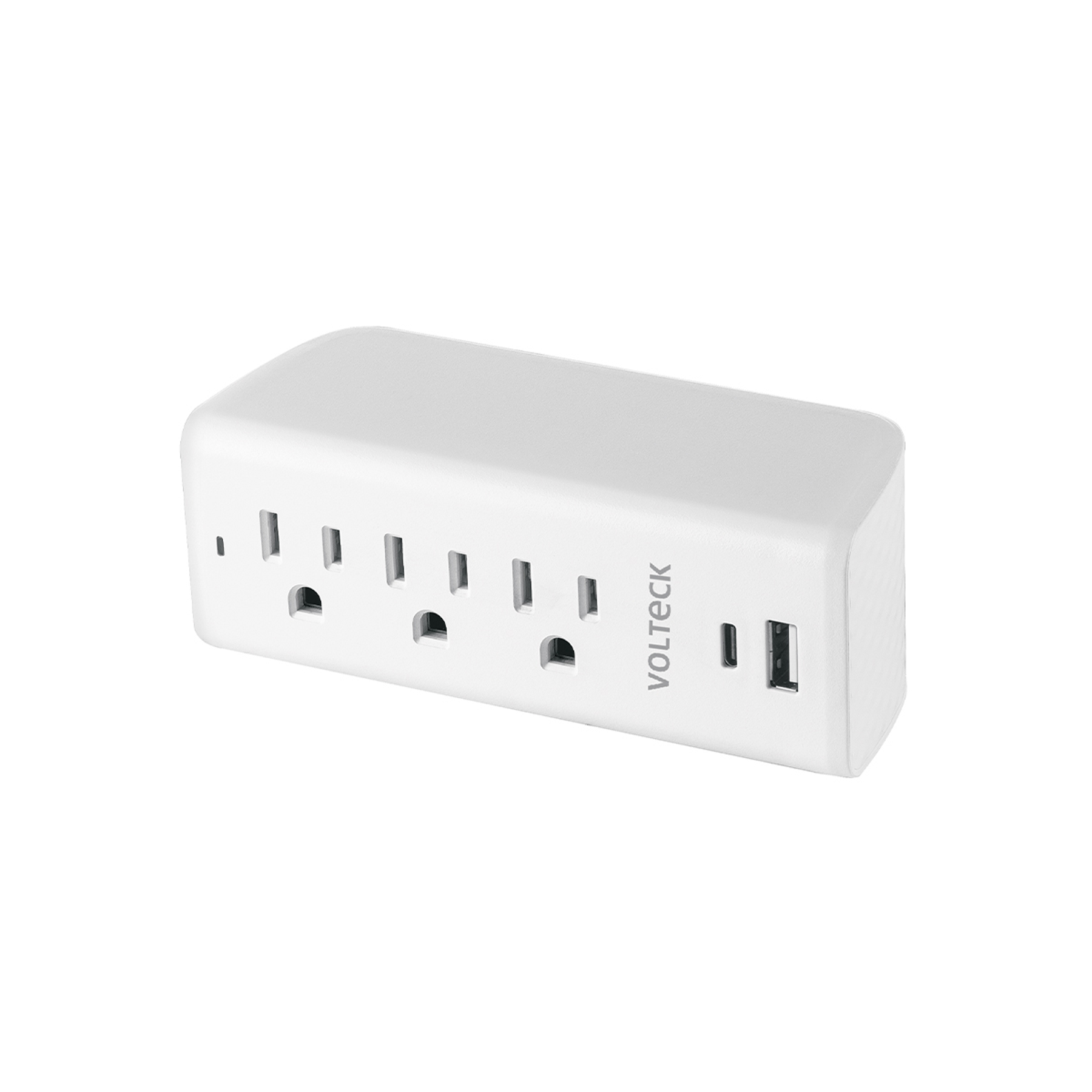 Multicontacto de pared, 490 Joules, 3 contactos y 2 USB A+C - Imagen 2