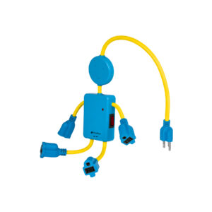 Alternative view of Multicontacto 16 AWG figura de niño con 4 entradas, VOLTECK