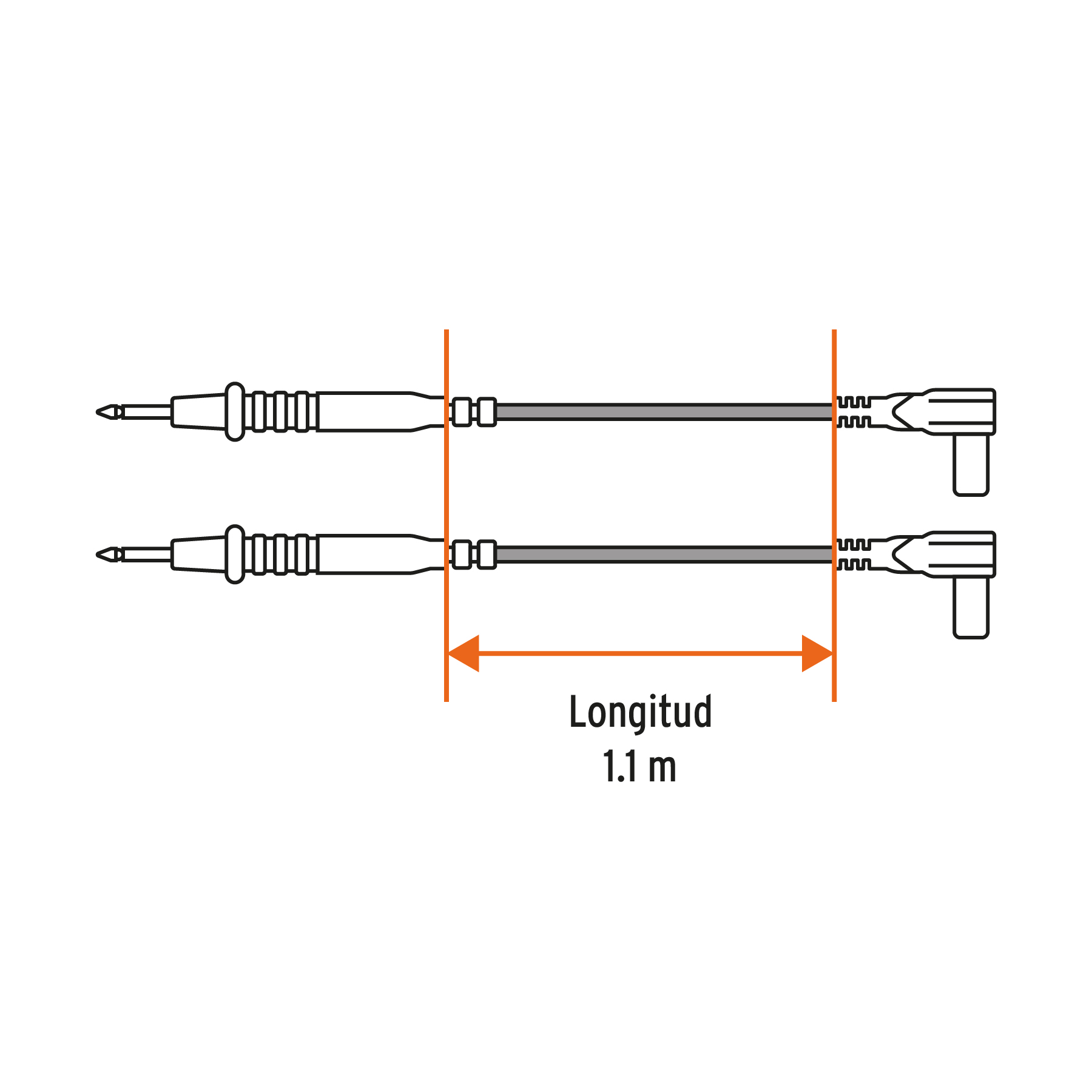 Juego de cables de prueba para multímetro, TRUPER - Imagen 4