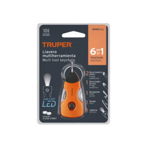 Multiherramienta 6 funciones, con LED, tipo llavero, TRUPER - Imagen 5