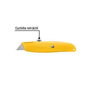 Navaja retráctil 6' cuerpo de aluminio, PRETUL - Imagen 3