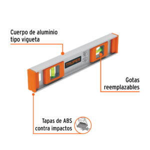 Nivel profesional de 12' con protección de ABS, TRUPER - Imagen 3
