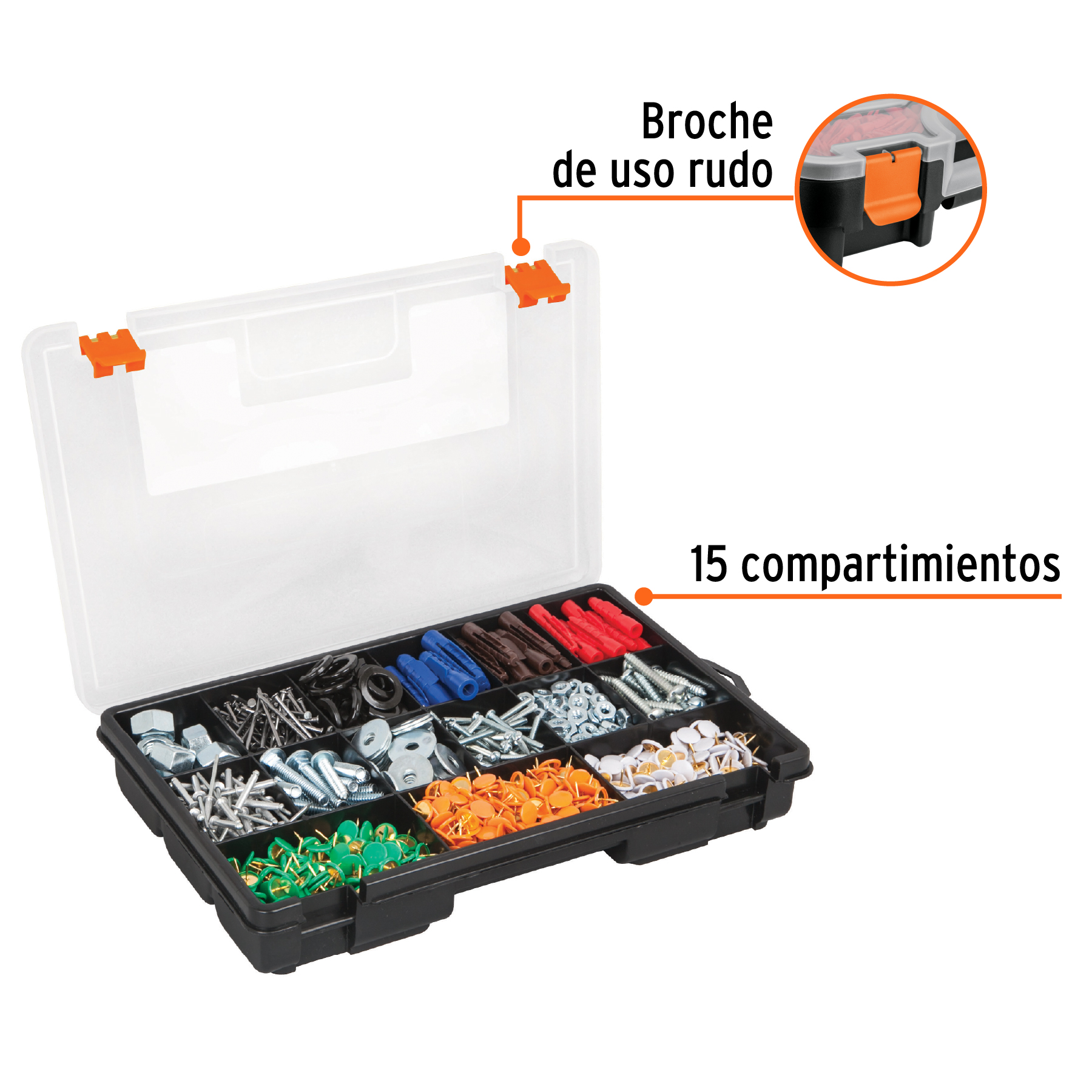 Organizador 11' con 15 compartimentos, TRUPER - Imagen 3