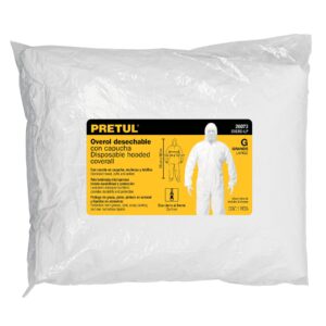 Overol desechable, talla G, PRETUL - Imagen 4