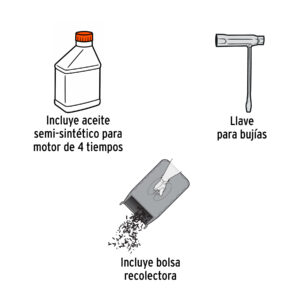 Podadora con motor a gasolina de 4 HP, 18' de corte, TRUPER - Imagen 4