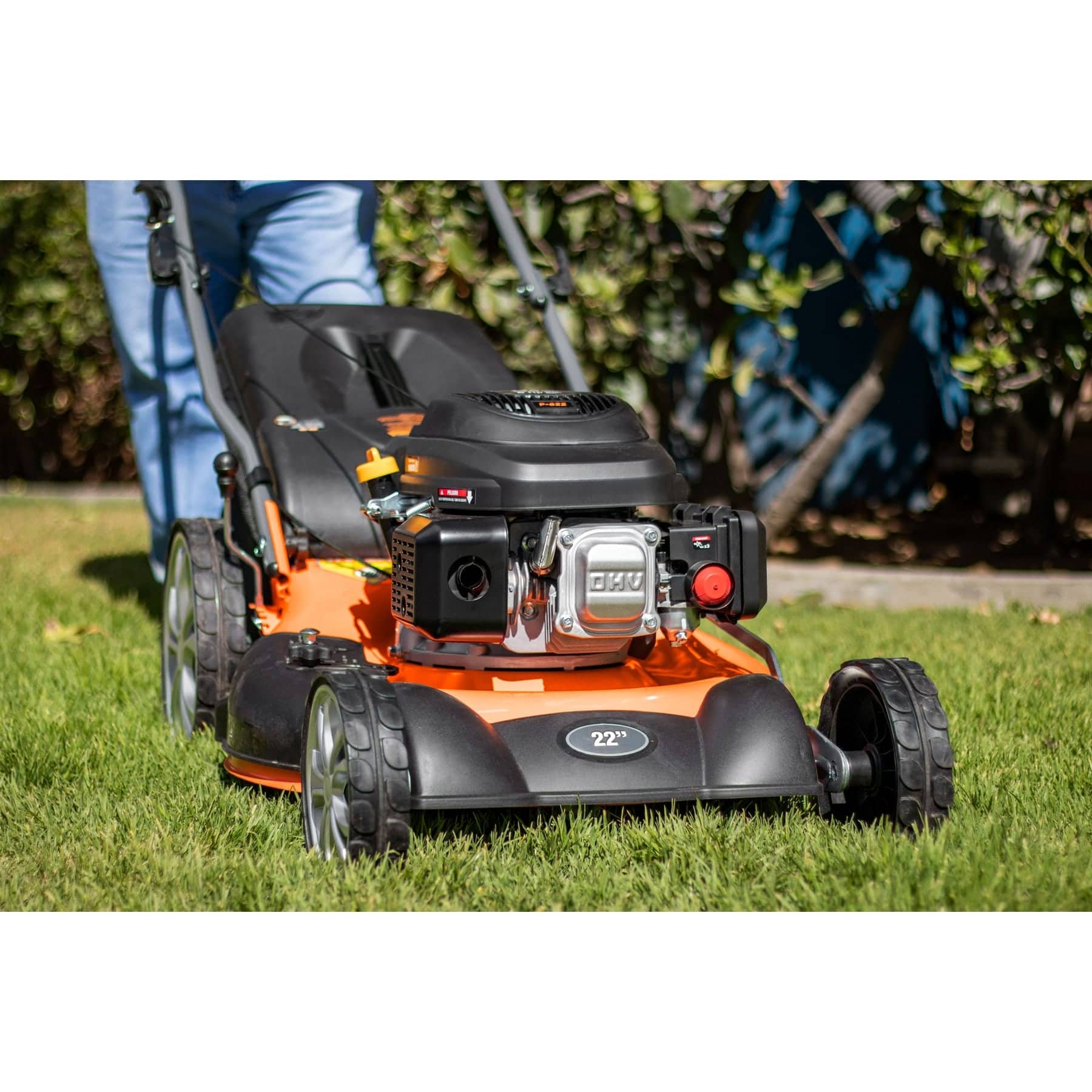 Podadora con motor a gasolina de 6 HP, 22' de corte, TRUPER - Imagen 9