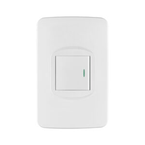 Placa armada 1 interruptor de 3 vías 1.5 módulos, Toledo - Imagen 2