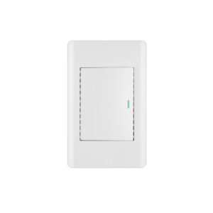 Placa armada blanca 1 interruptor 3 módulos, Lisboa, VOLTECK - Imagen 2