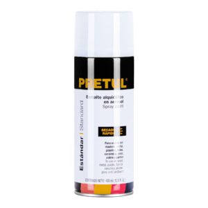 Pintura en aerosol, blanco brillante, 400ml, PRETUL - Imagen 2