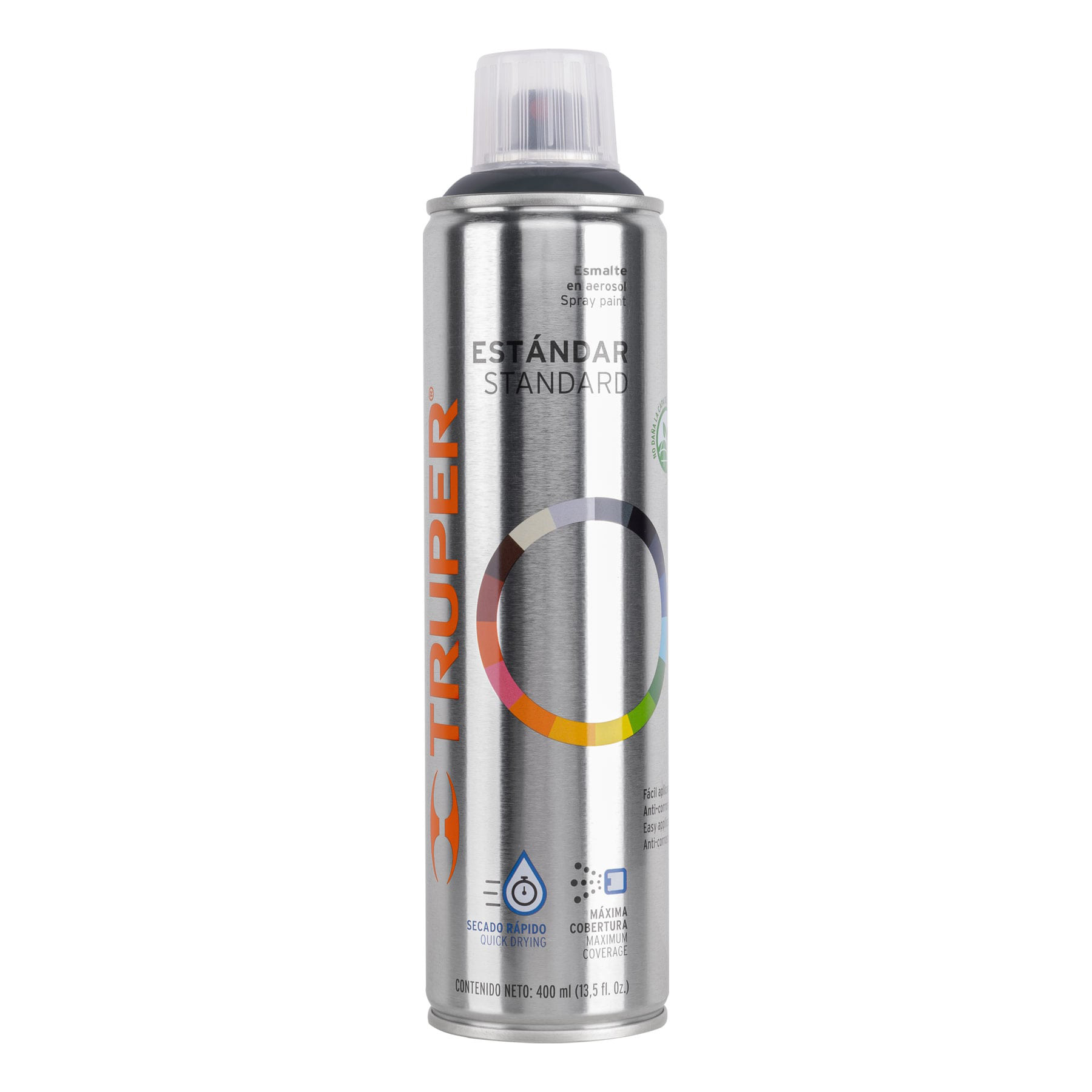 Pintura en aerosol, gris obscuro, bote esbelto, 400 ml - Imagen 2
