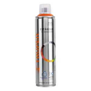Alternative view of Pintura en aerosol, naranja, bote esbelto, 400 ml