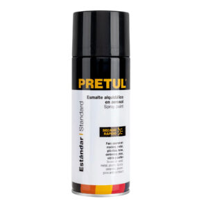 Pintura en aerosol,negro brillante, 400 ml, PRETUL - Imagen 2