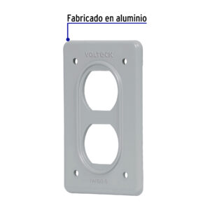 Placa tipo FS, doble, de sobreponer, VOLTECK - Imagen 3