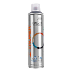 Alternative view of Pintura en aerosol, cromo metálico, bote esbelto, 400 ml
