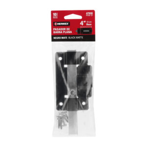 Pasador de barra plana 4', negro, HERMEX - Imagen 5