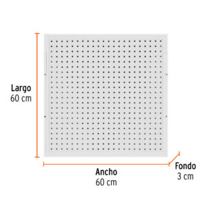 Panel perfocel 60 x 60 cm TRUPER - Imagen 4