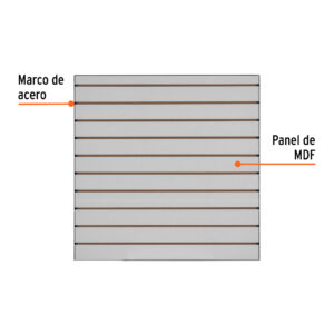 Panel ranurado 80 x 80 cm TRUPER - Imagen 3