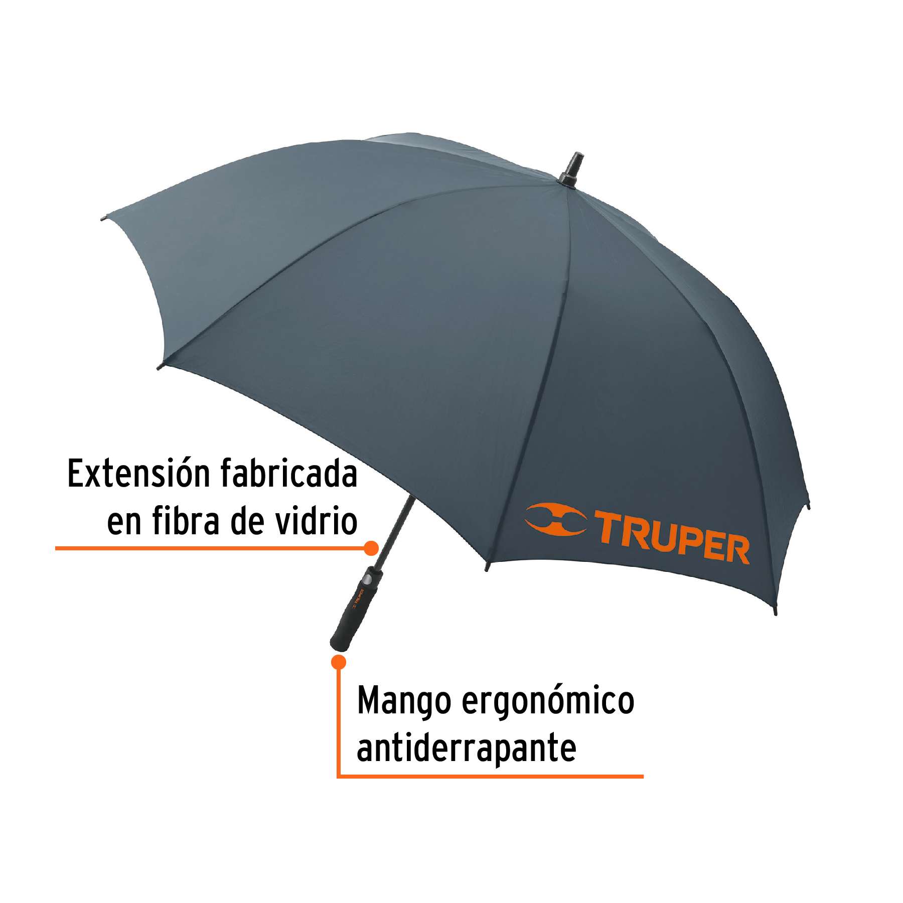 Paraguas de 135 cm, TRUPER - Imagen 4
