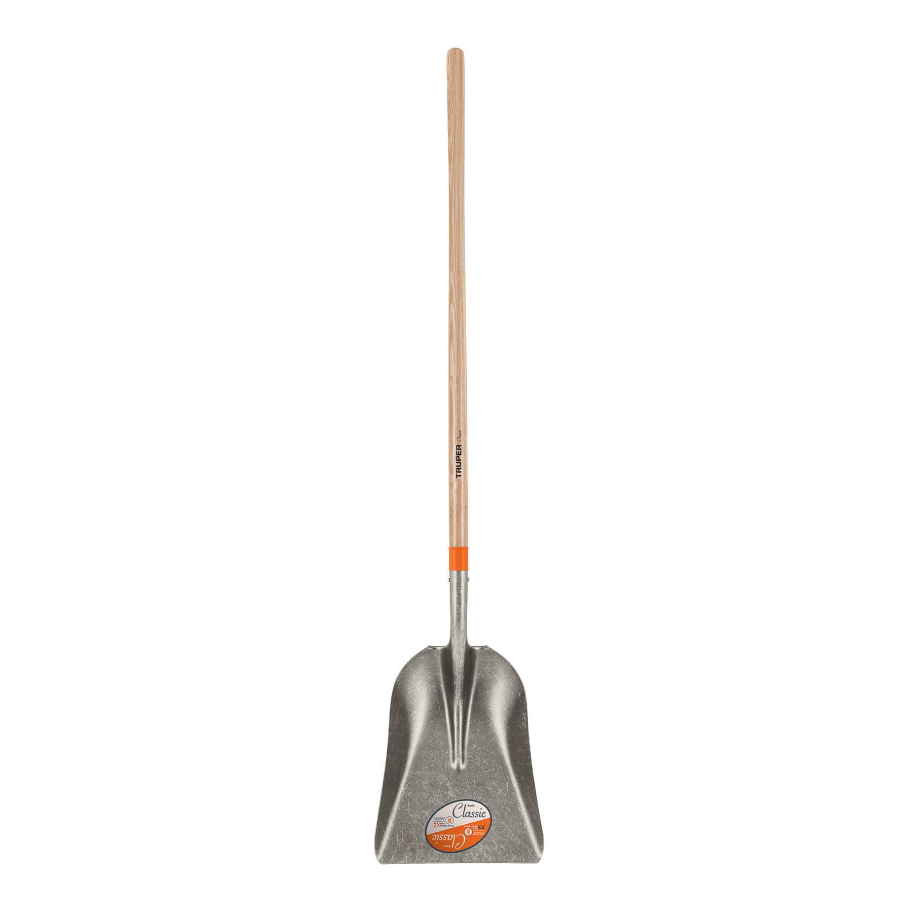 Pala carbonera Classic, mango largo 49', TRUPER - Imagen 2