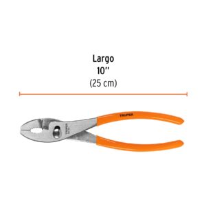 Pinza de chofer 10' mango de PVC, TRUPER - Imagen 4