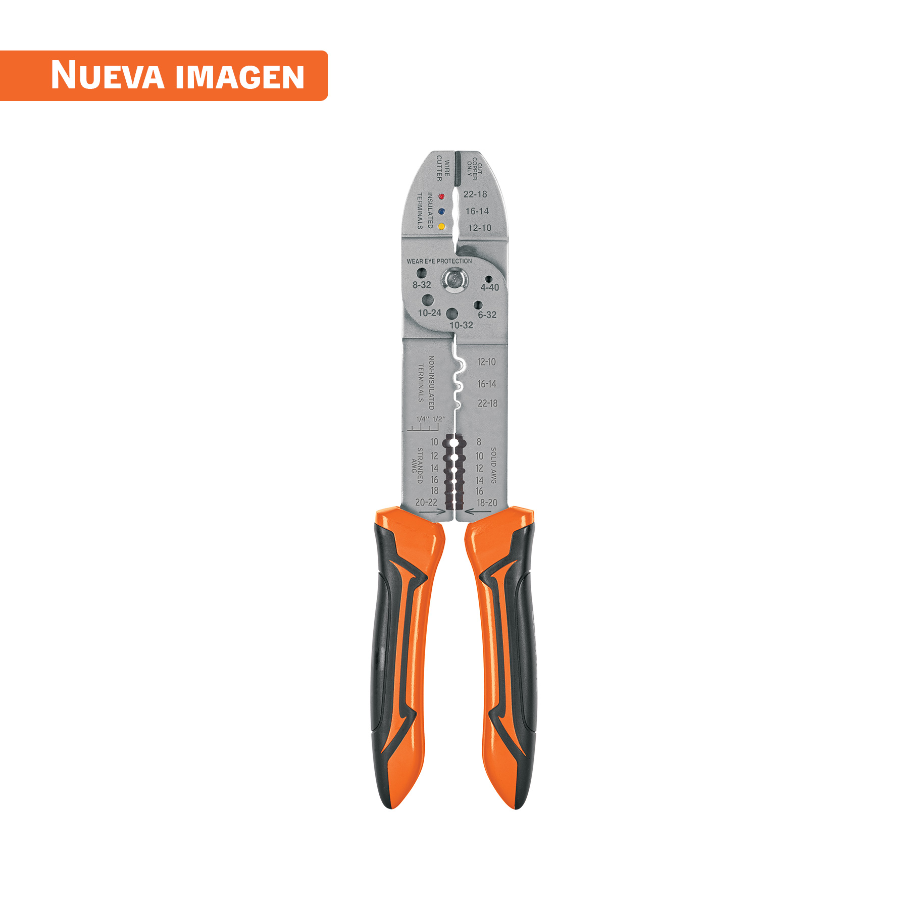 Pinza 10' pela cables, 20 a 10 AWG,TRUPER - Imagen 2