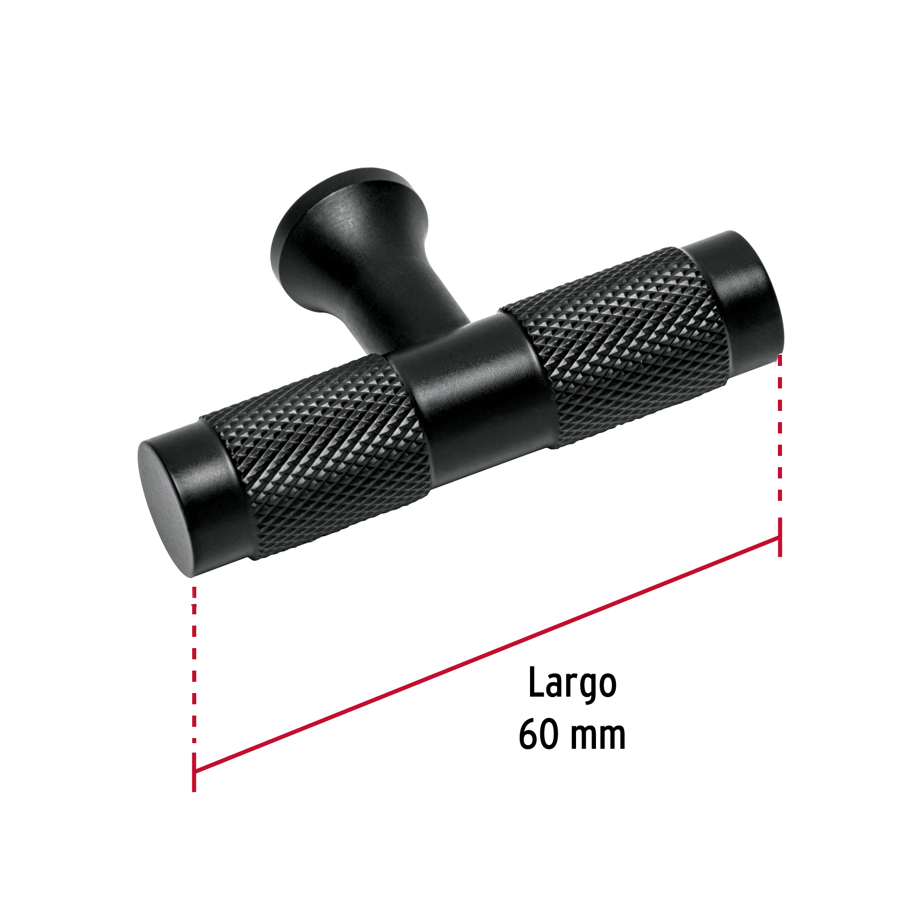 Perilla metálica estilo 'Segovia', negro, HERMEX - Imagen 4