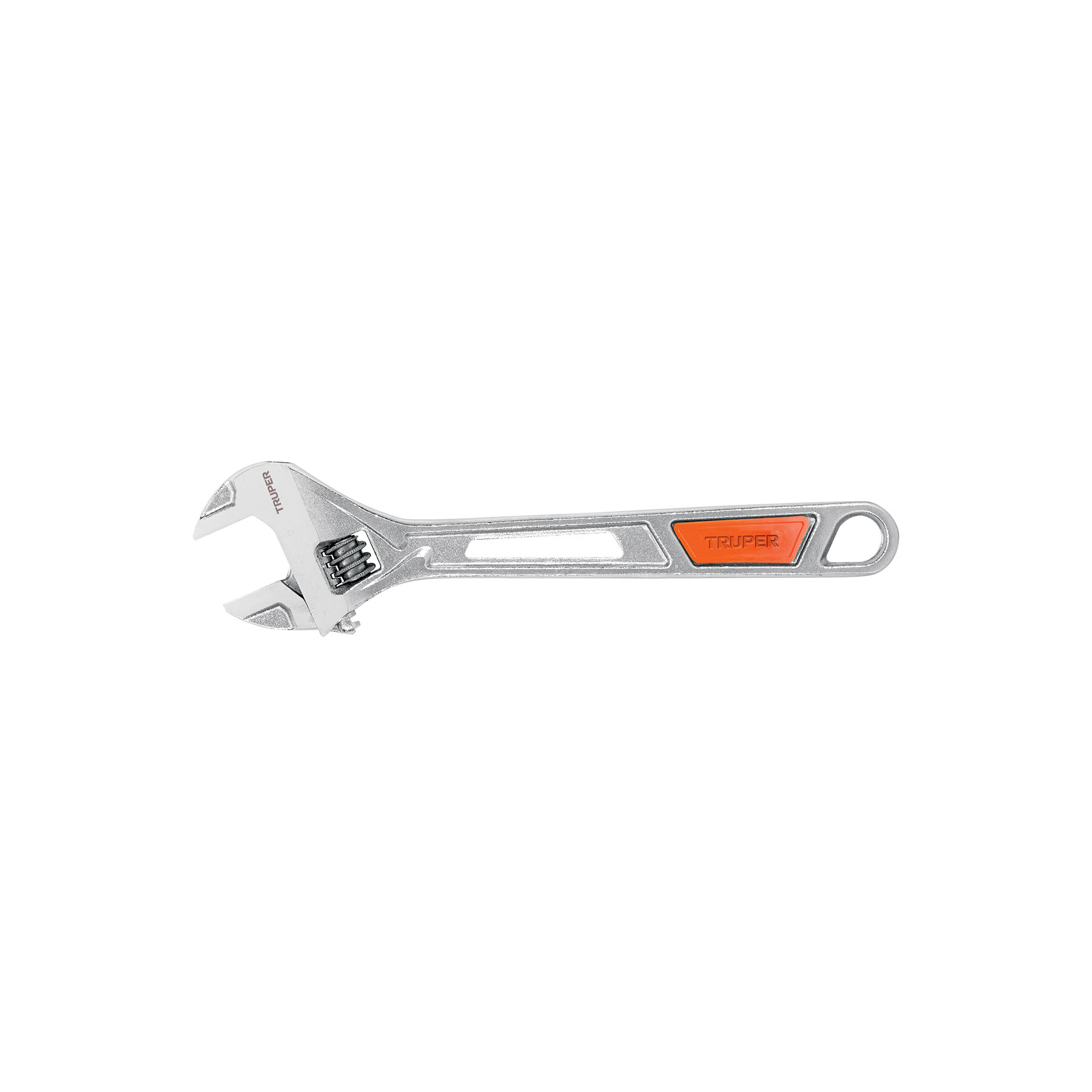 Llave ajustable (perico) 10' cromada, TRUPER - Imagen 2