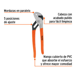 Pinza de extensión 8' mango de PVC, TRUPER - Imagen 3