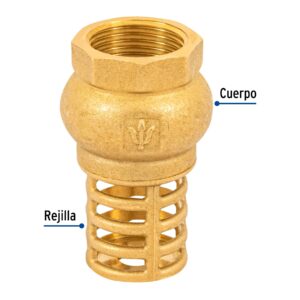 Pichancha con rejilla de latón 3/4', FOSET - Imagen 3
