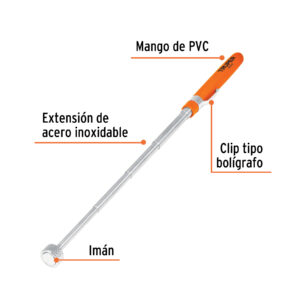 Imán extensible de acero inoxidable, 3.6 kg, TRUPER - Imagen 3