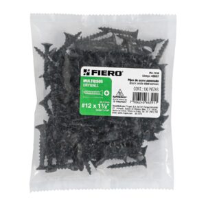 100 pijas #12 x 1-1/2'cabeza plana phillips multiusos - Imagen 4