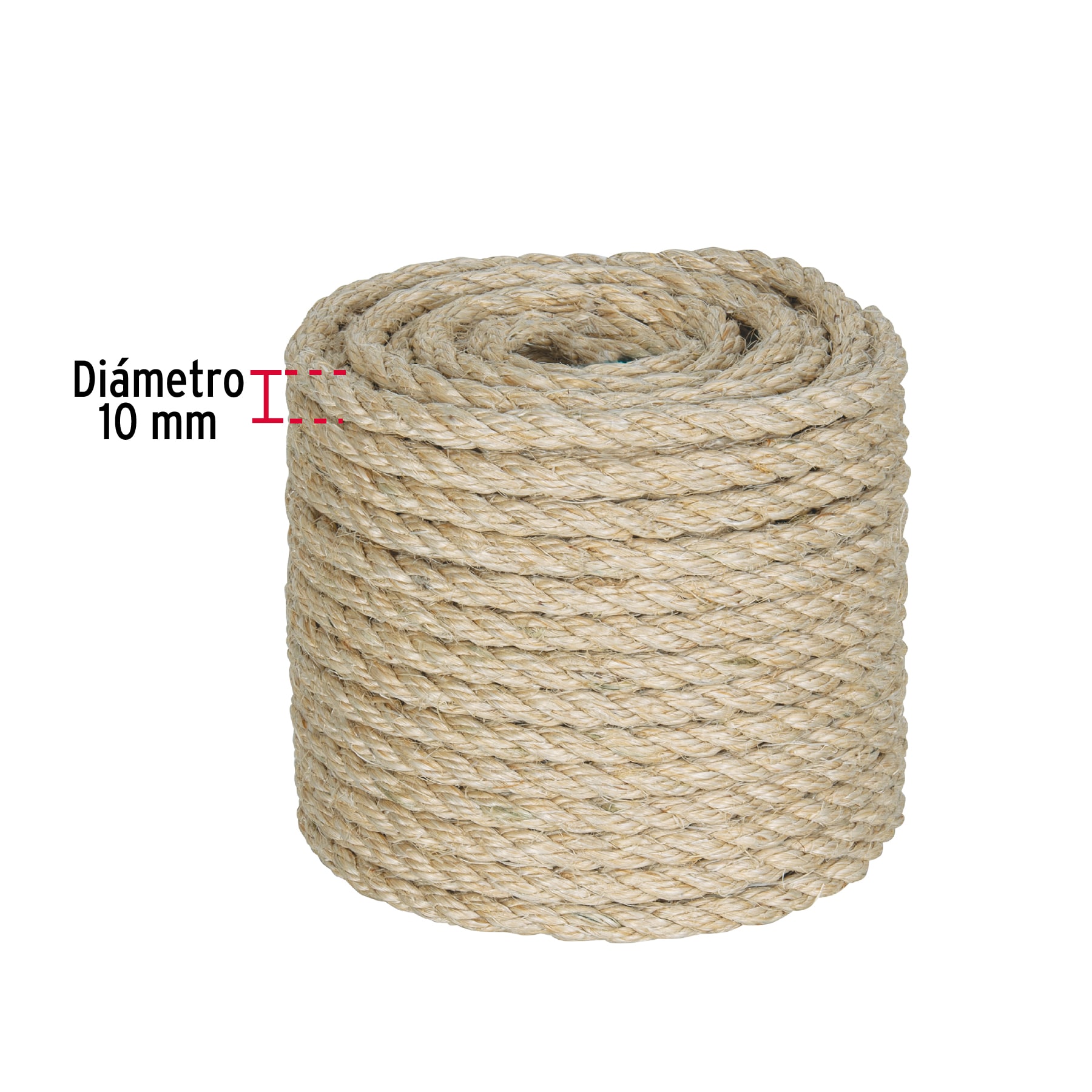 Piola de Sisal (henequén) de 10 mm x 30 m natural, FIERO - Imagen 4
