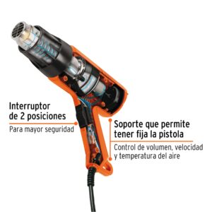 Pistola de calor 1500W, TRUPER PRO - Imagen 3