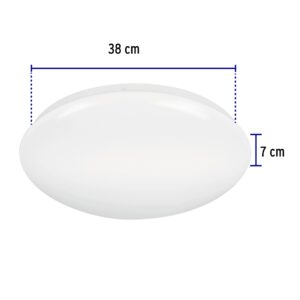 Luminario LED plafón decorativo 22W 6500K, liso, BASIC - Imagen 4