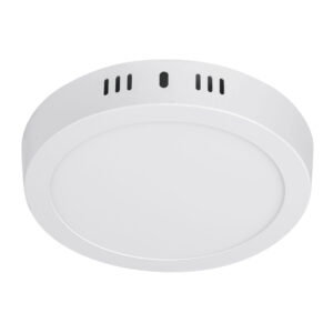 Luminario LED plafón 12W 3000K, redondo, blanco, VOLTECK