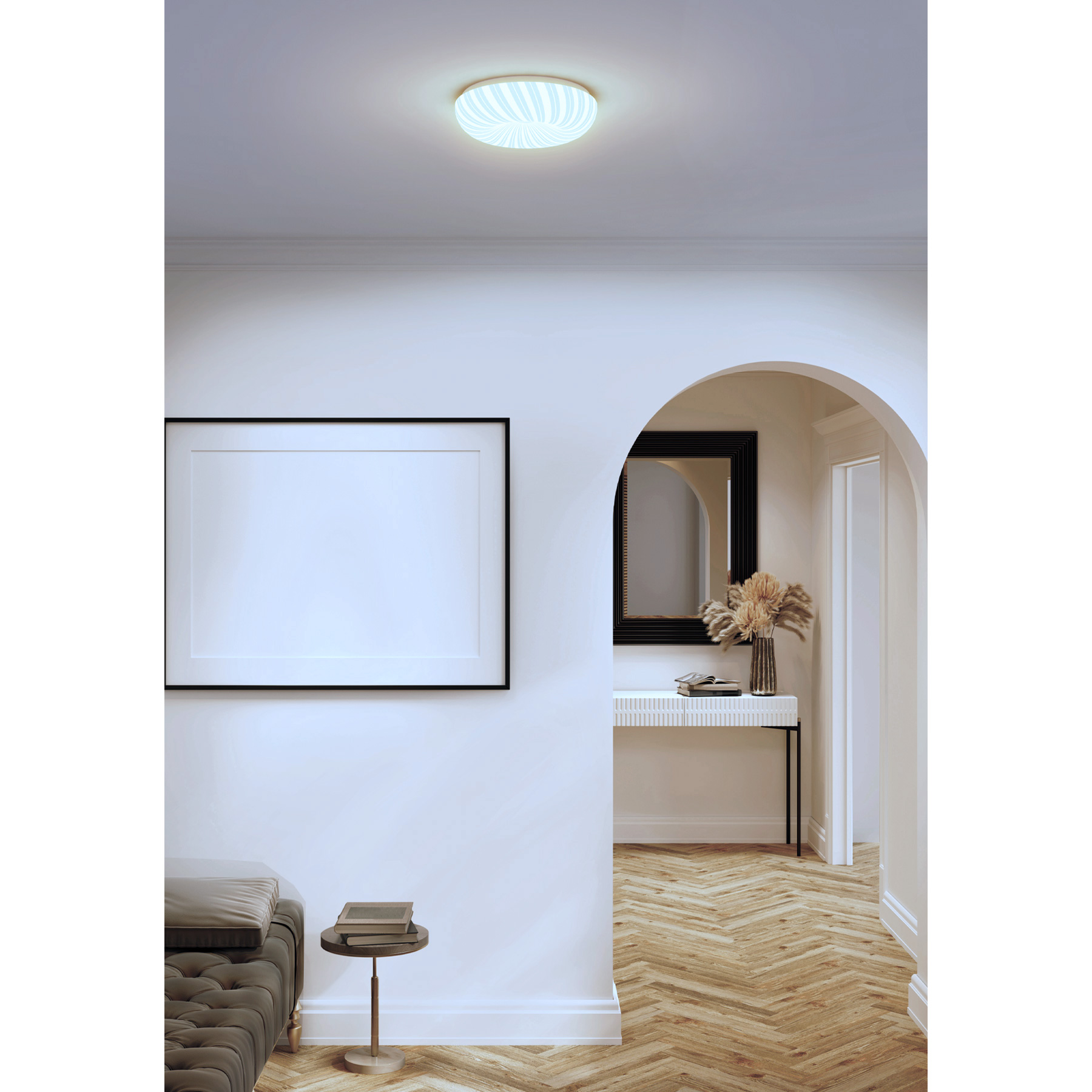 Luminario LED plafón decorativo 15W 6500K, espiral, BASIC - Imagen 4