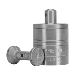 Alternative view of Plomada metálica de 340 g con centro, PRETUL