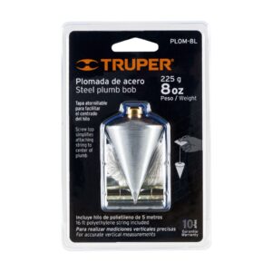 Plomada de acero, 8 oz, TRUPER - Imagen 6