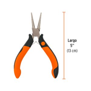 Mini pinza de punta redonda 5' mango Comfort Grip, TRUPER - Imagen 4