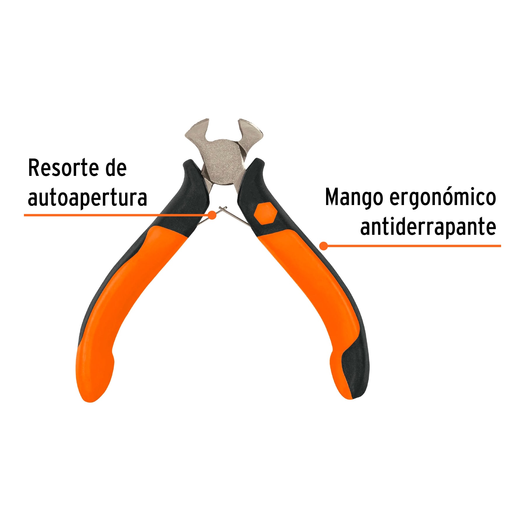 Mini pinza tipo tenaza 4' mango Comfort Grip, TRUPER - Imagen 3