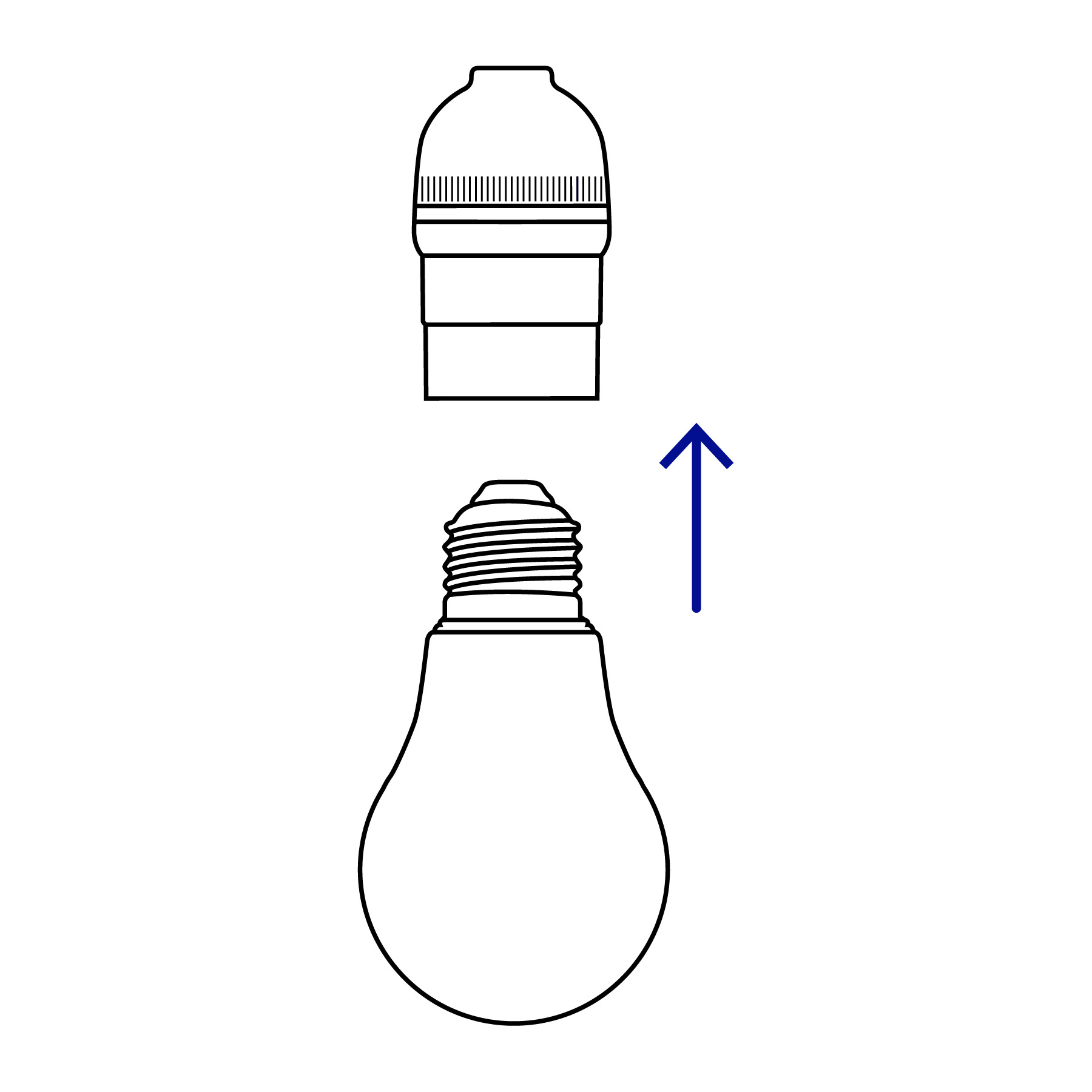 Portalámpara de baquelita, con interruptor de barra, VOLTECK - Imagen 4