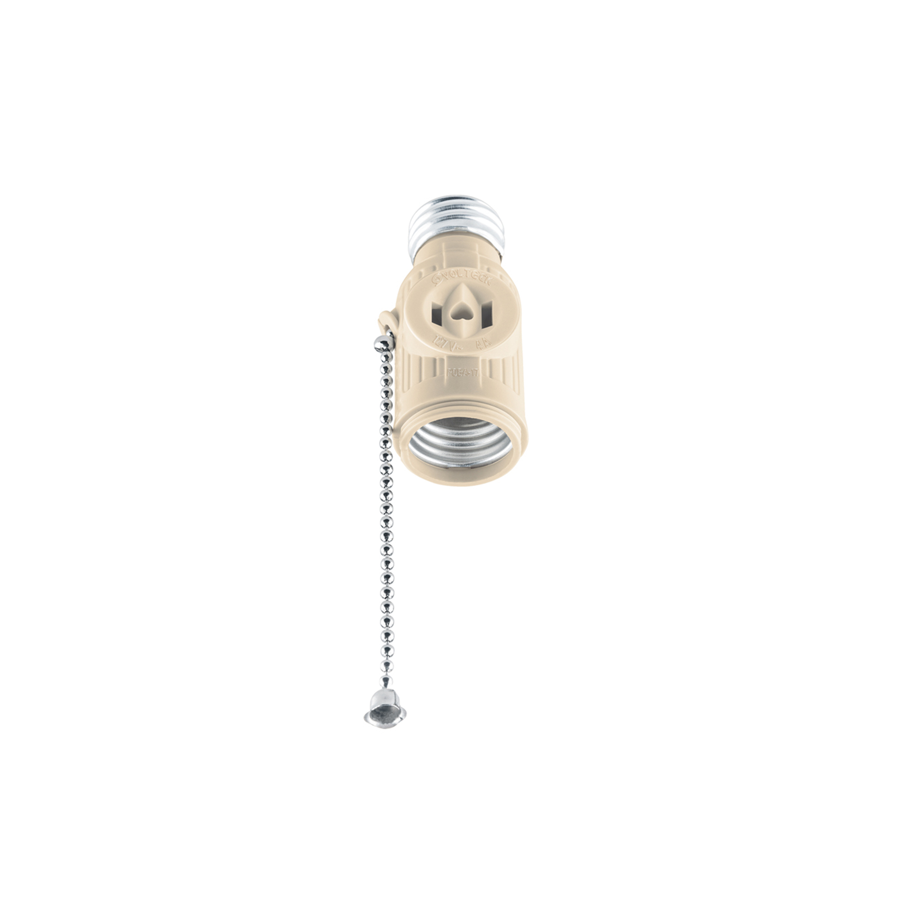 Portalámpara de baquelita, con interruptor de cadena VOLTECK - Imagen 2