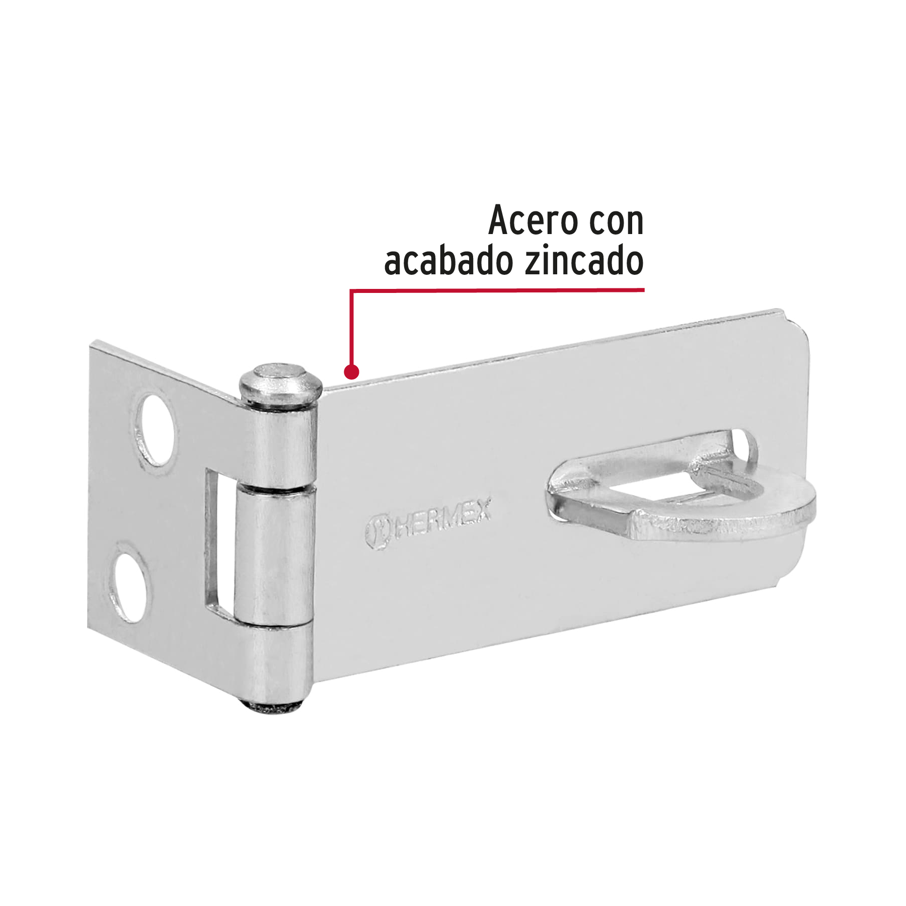 Portacandado de acero galvanizado 1-3/4', HERMEX - Imagen 3