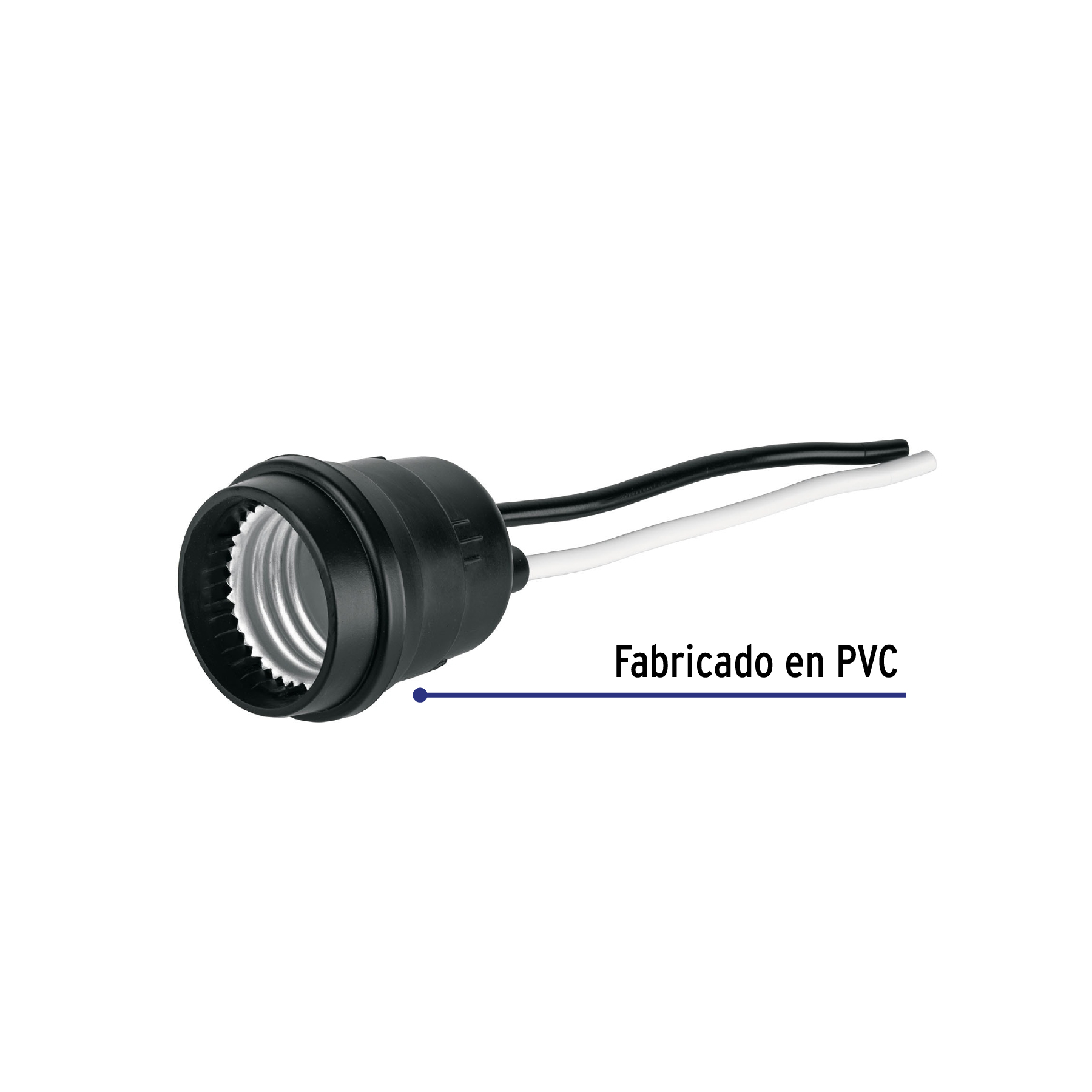 Portalámpara de PVC para intemperie, VOLTECK BASIC - Imagen 3