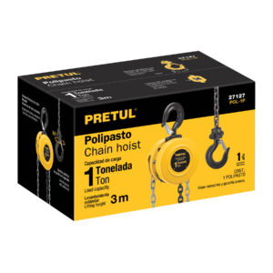 Polipasto de cadena de 1 ton, PRETUL - Imagen 6